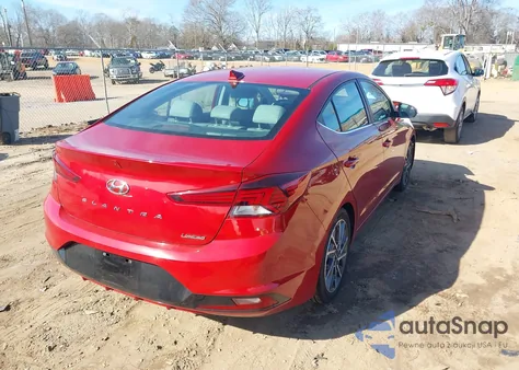 2020 Hyundai Elantra Limited from USA, damaged, VIN KMHD84LF3LU062857